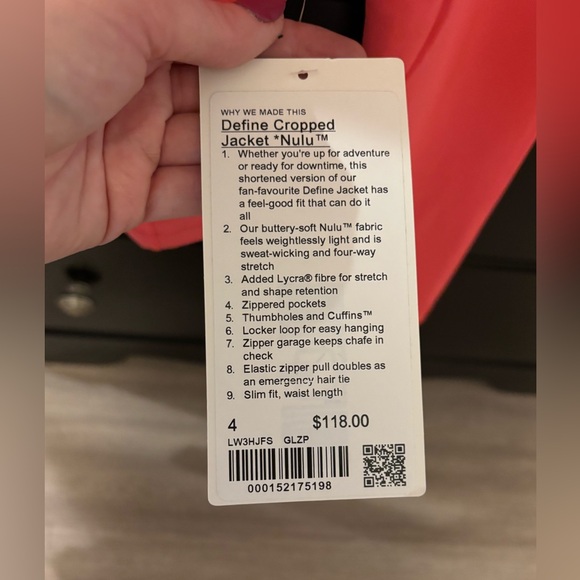 Lululemon cropped define jacket - Picture 2 of 4